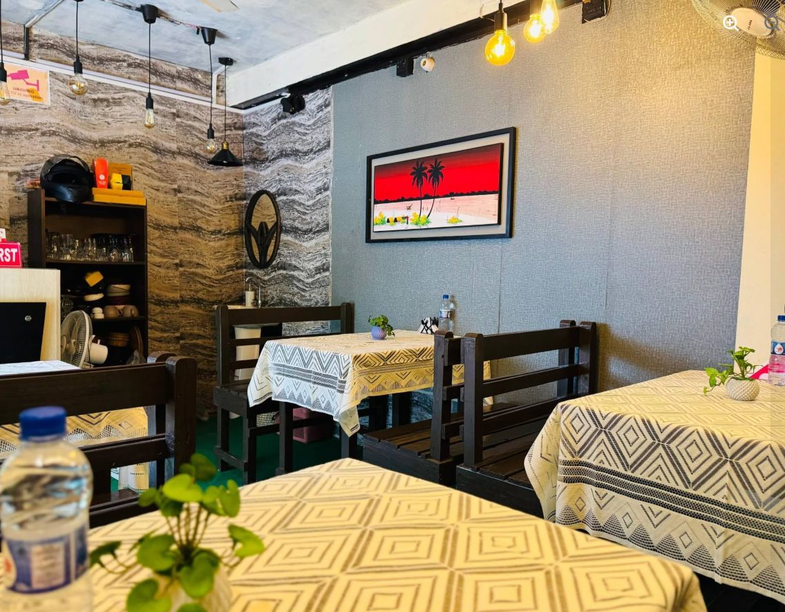 Cozy interior seating at The Pahalgam